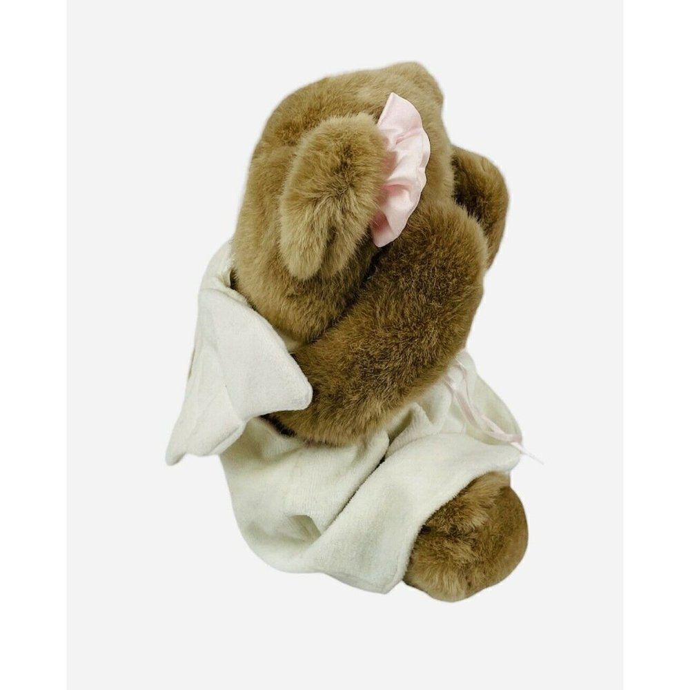 RARE Vtg 90s Mango Teddy Bear Peekaboo Angel Plush Magnetic Jointed Anchorage AK - Picture 7 of 9